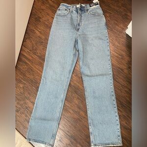 Abercrombie & Fitch 90s Straight Ultra High Rise Curve Love Jeans